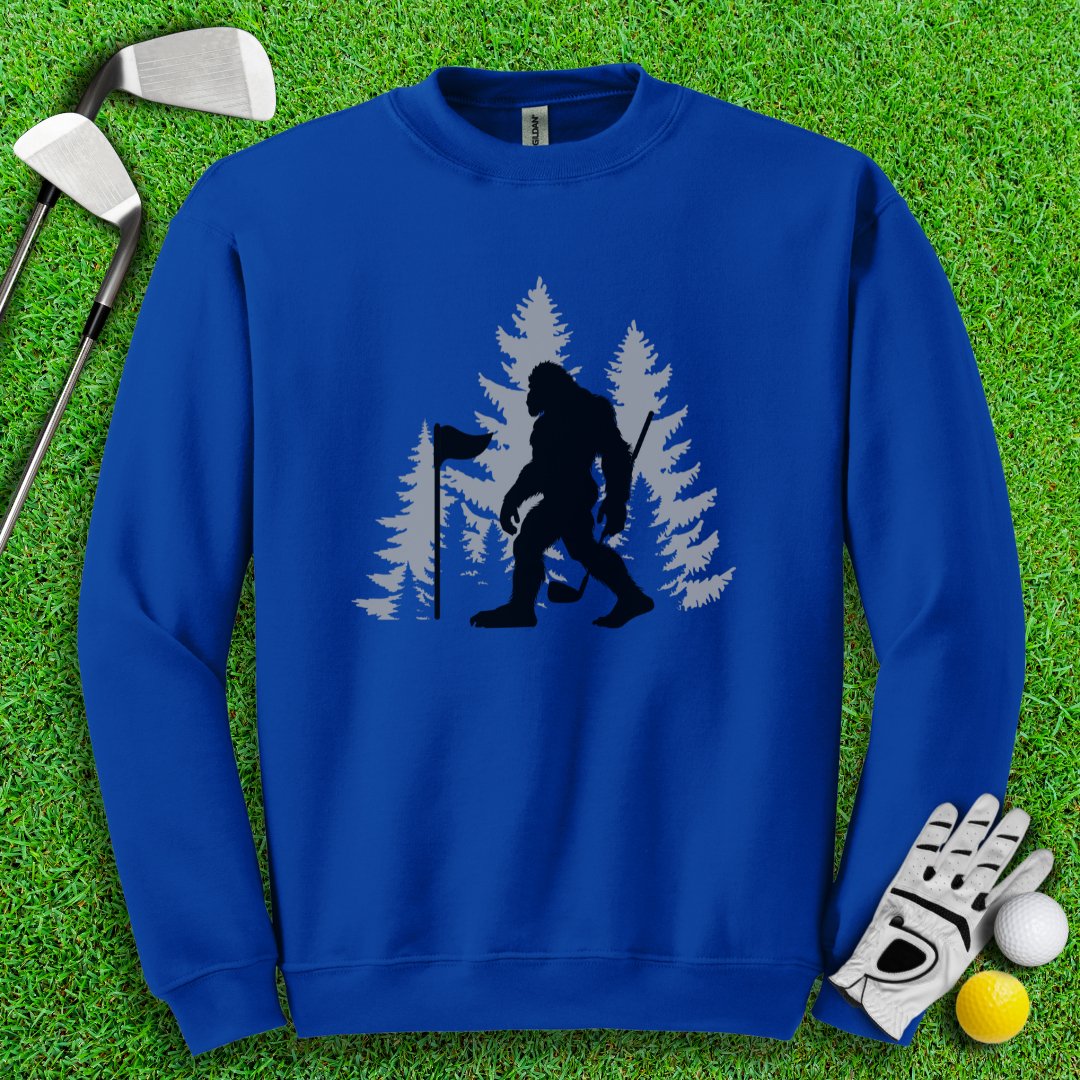 Bigfoot Golfer Crewneck - TeeHee Golf Gear