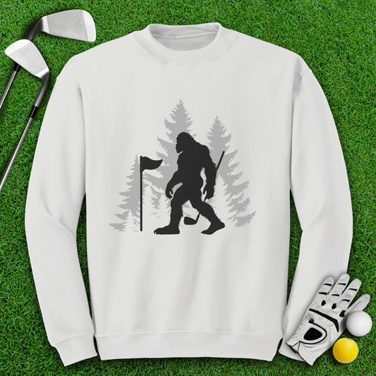 Bigfoot Golfer Crewneck - TeeHee Golf Gear