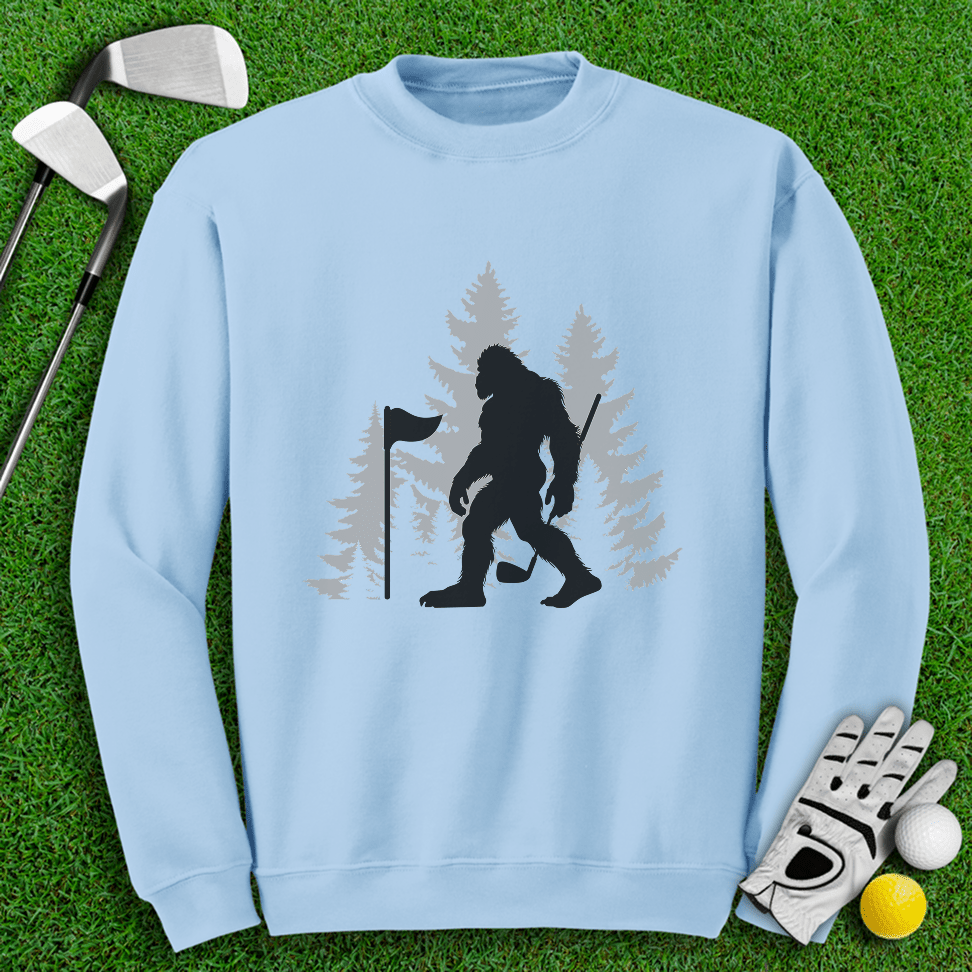 Bigfoot Golfer Crewneck - TeeHee Golf Gear