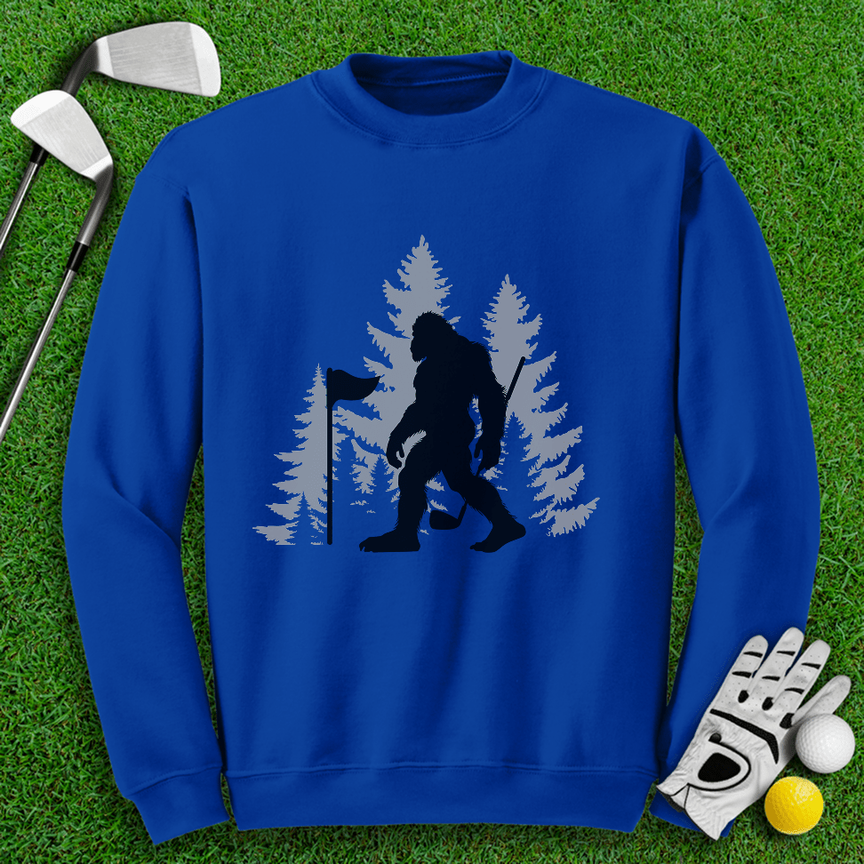 Bigfoot Golfer Crewneck - TeeHee Golf Gear