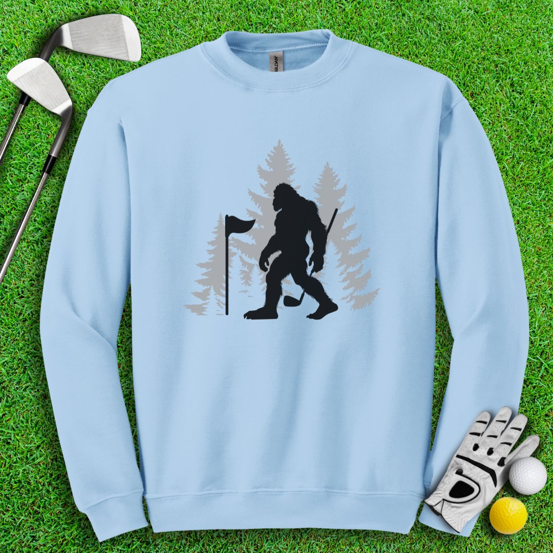 Bigfoot Golfer Crewneck - TeeHee Golf Gear