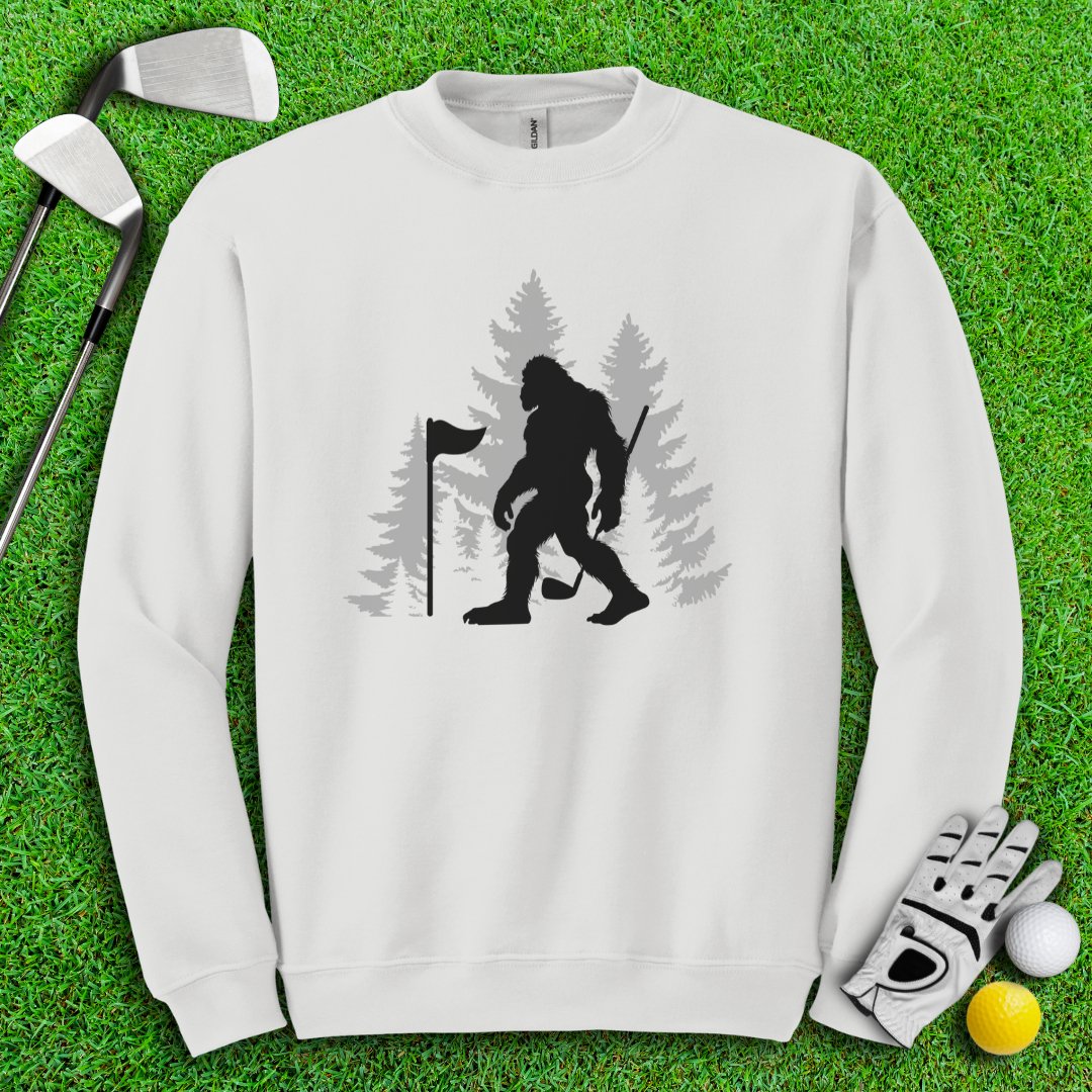 Bigfoot Golfer Crewneck - TeeHee Golf Gear