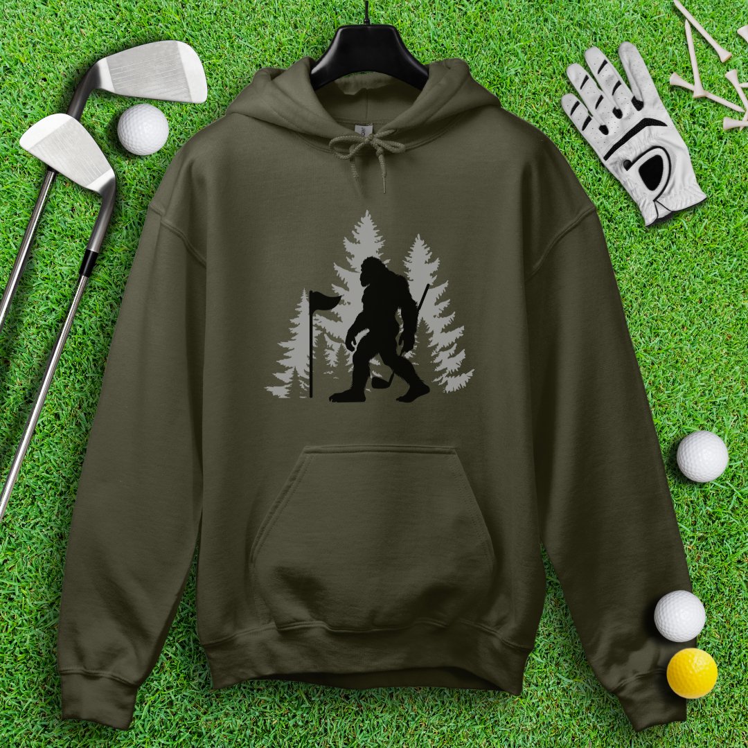 Bigfoot Golfer Hoodie - TeeHee Golf Gear