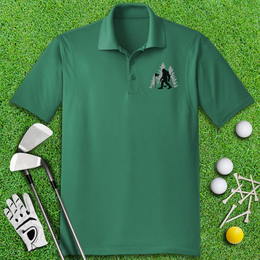 Bigfoot Golfer Polo Shirt - TeeHee Golf Gear