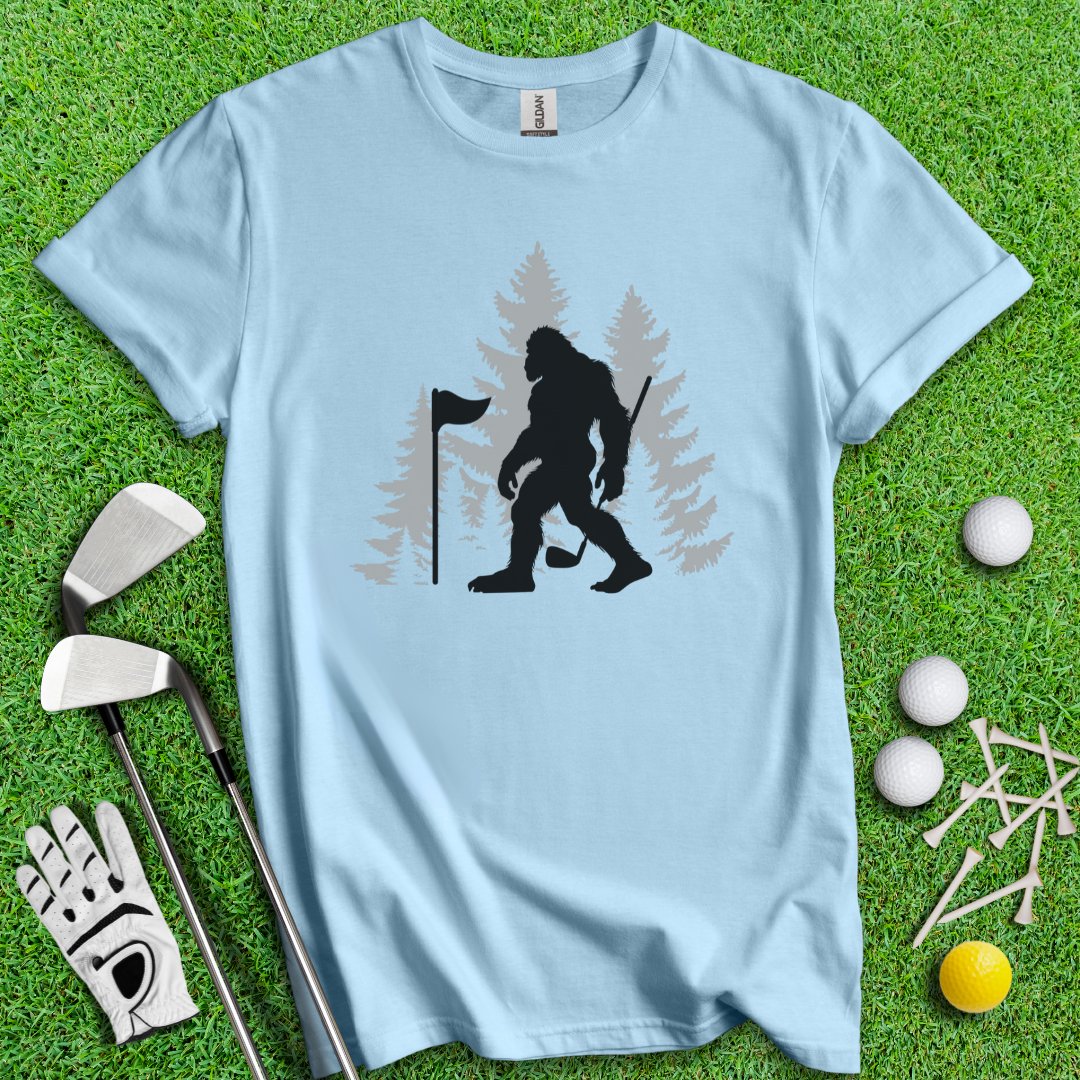 Bigfoot Golfer T-Shirt - TeeHee Golf Gear