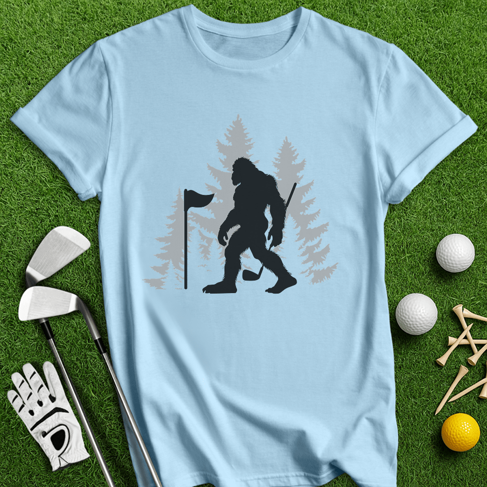 Bigfoot Golfer T-Shirt - TeeHee Golf Gear