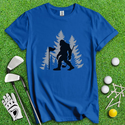 Bigfoot Golfer T-Shirt - TeeHee Golf Gear