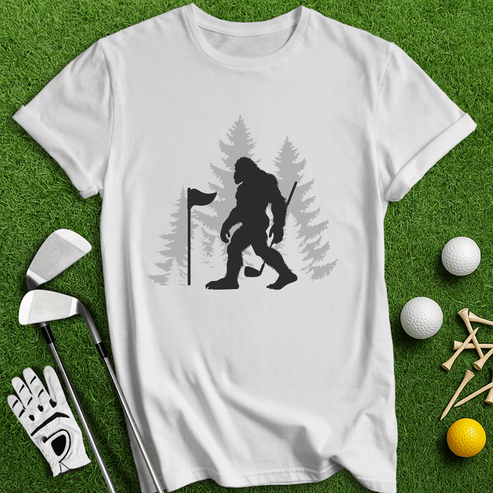 Bigfoot Golfer T-Shirt - TeeHee Golf Gear