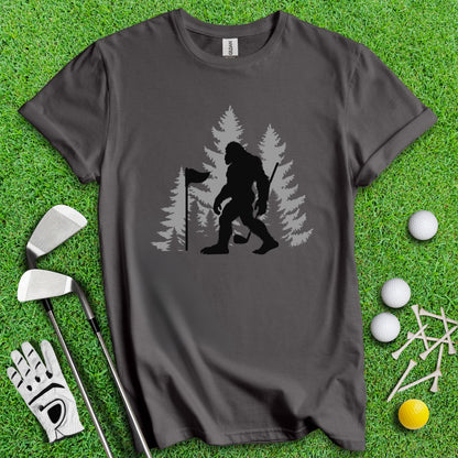 Bigfoot Golfer T-Shirt - TeeHee Golf Gear