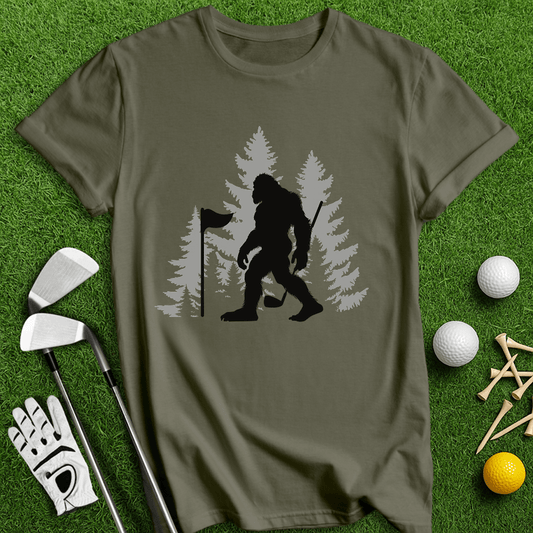 Bigfoot Golfer T-Shirt - TeeHee Golf Gear