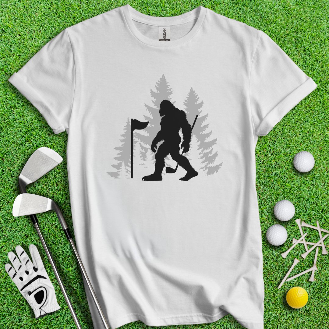 Bigfoot Golfer T-Shirt - TeeHee Golf Gear