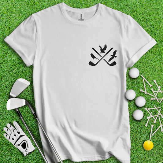 Birdie, Eagle & Albatross Icon Funny Golf T - Shirt - TeeHee Golf Gear