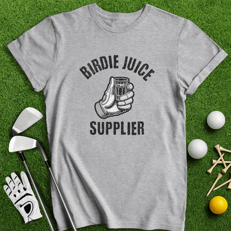 Birdie Juice Supplier T-Shirt - TeeHee Golf Gear