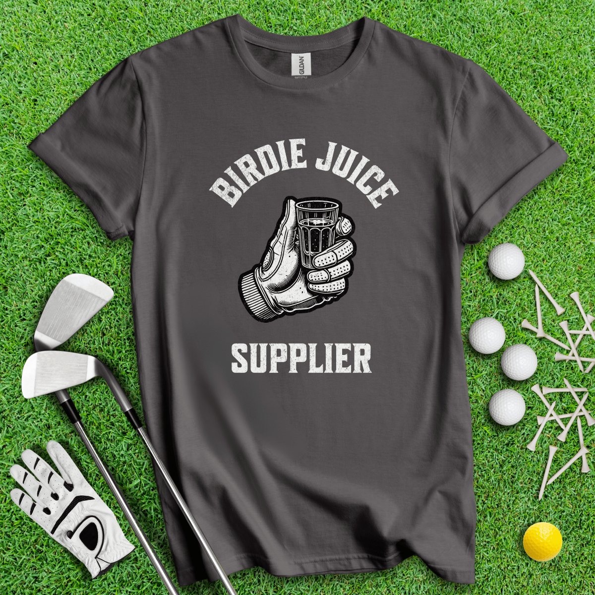 Birdie Juice Supplier T - Shirt - TeeHee Golf Gear