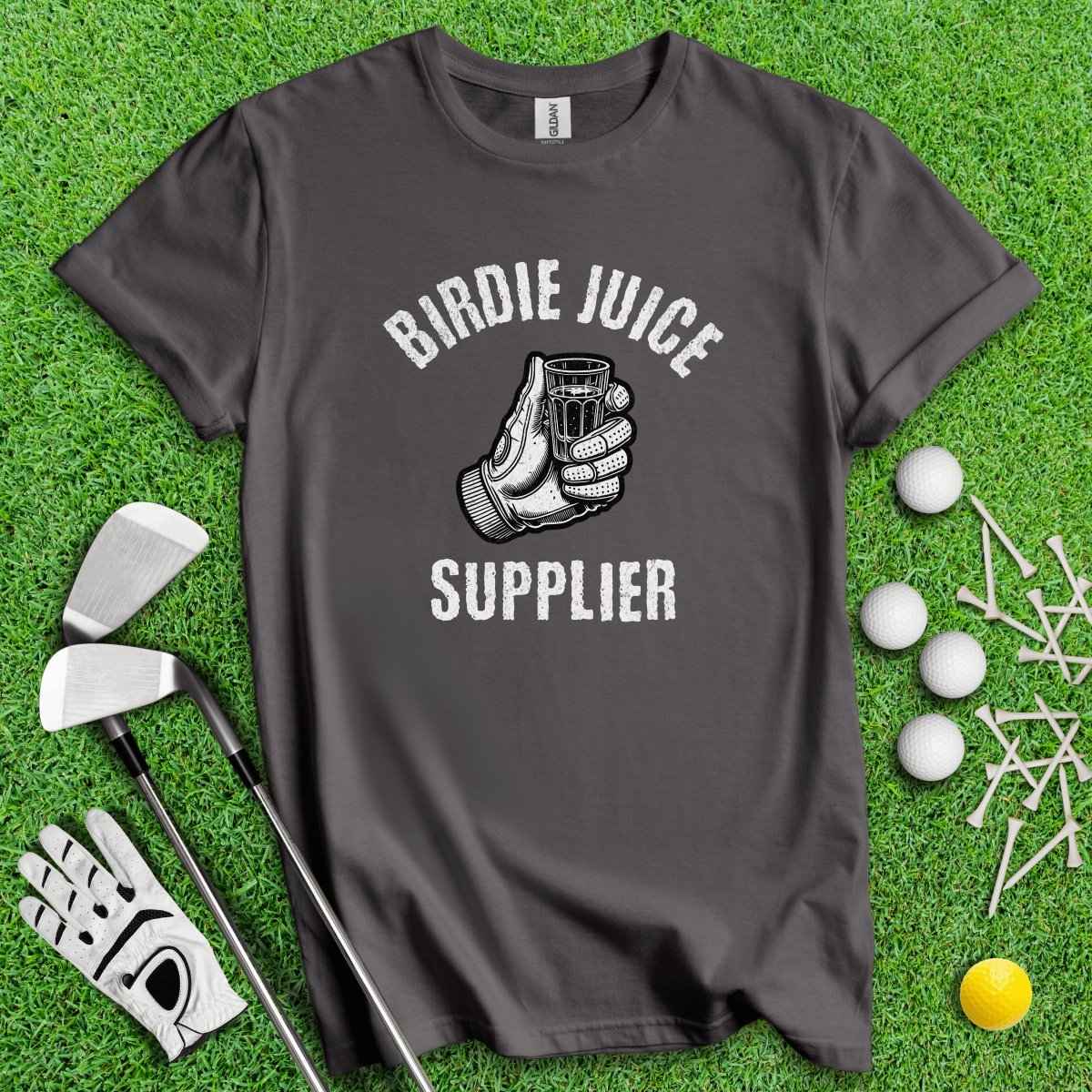 Birdie Juice Supplier T - Shirt - TeeHee Golf Gear