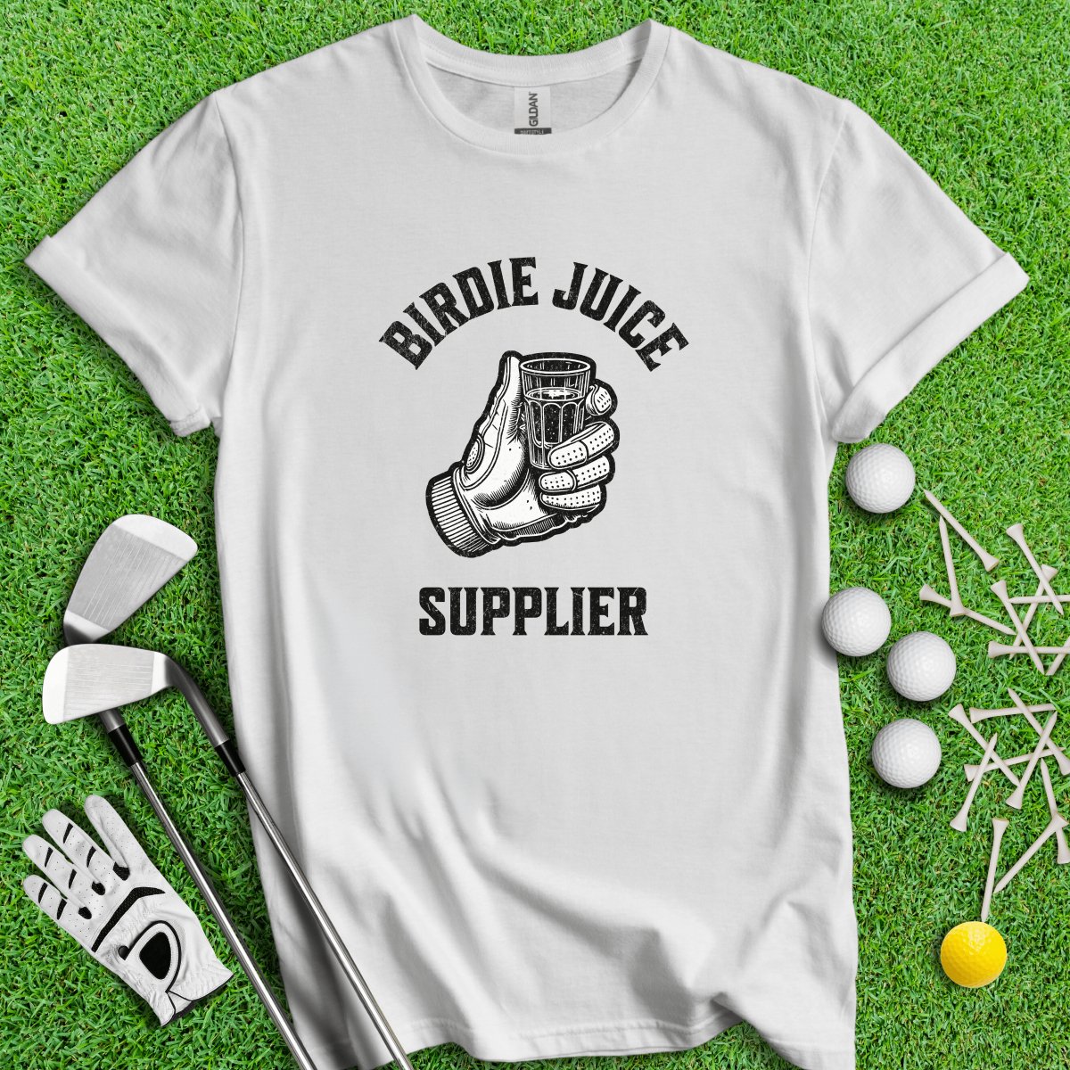 Birdie Juice Supplier T - Shirt - TeeHee Golf Gear