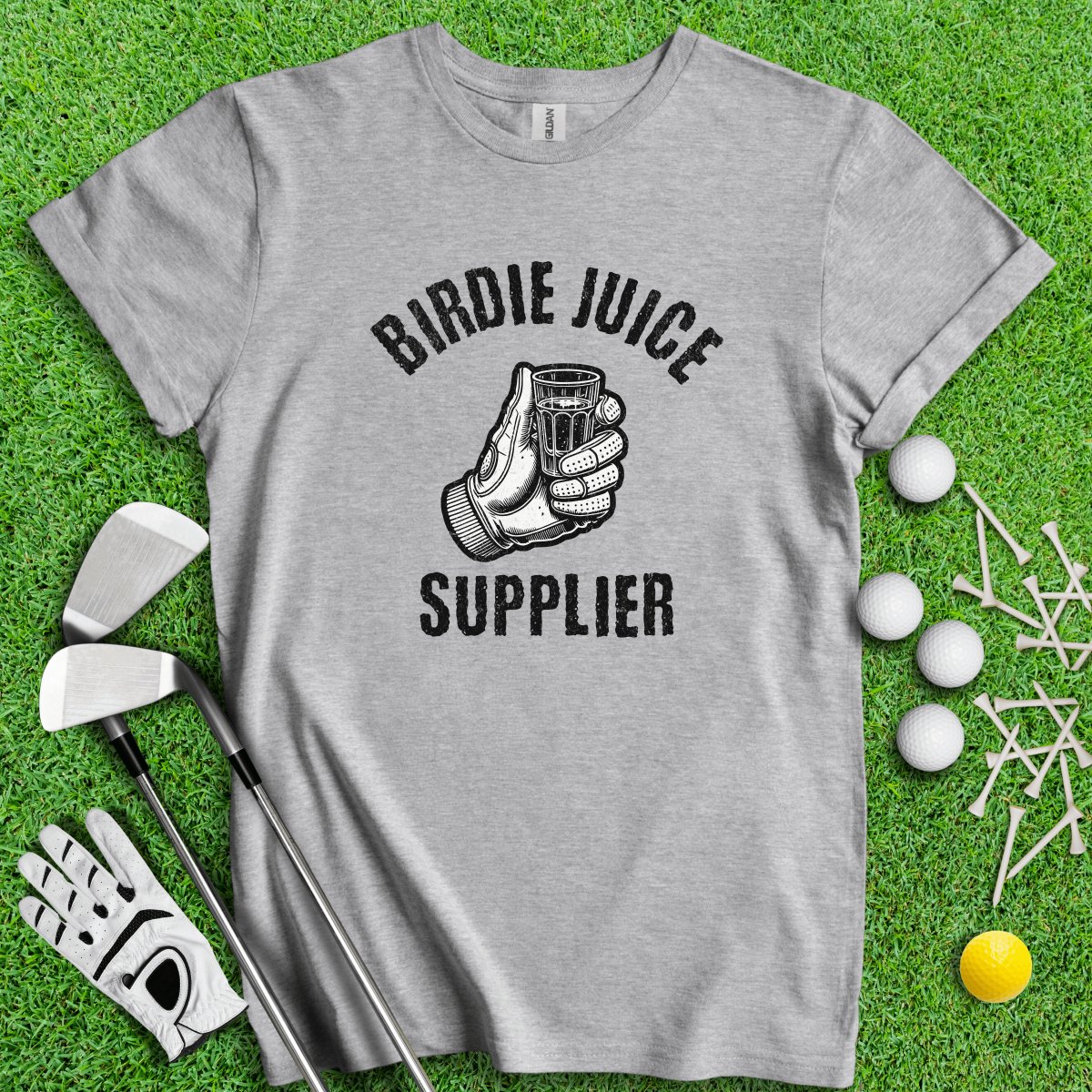 Birdie Juice Supplier T - Shirt - TeeHee Golf Gear