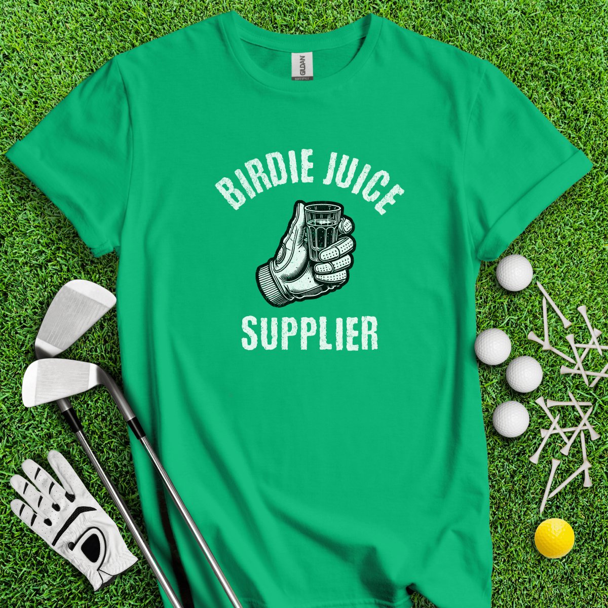 Birdie Juice Supplier T - Shirt - TeeHee Golf Gear