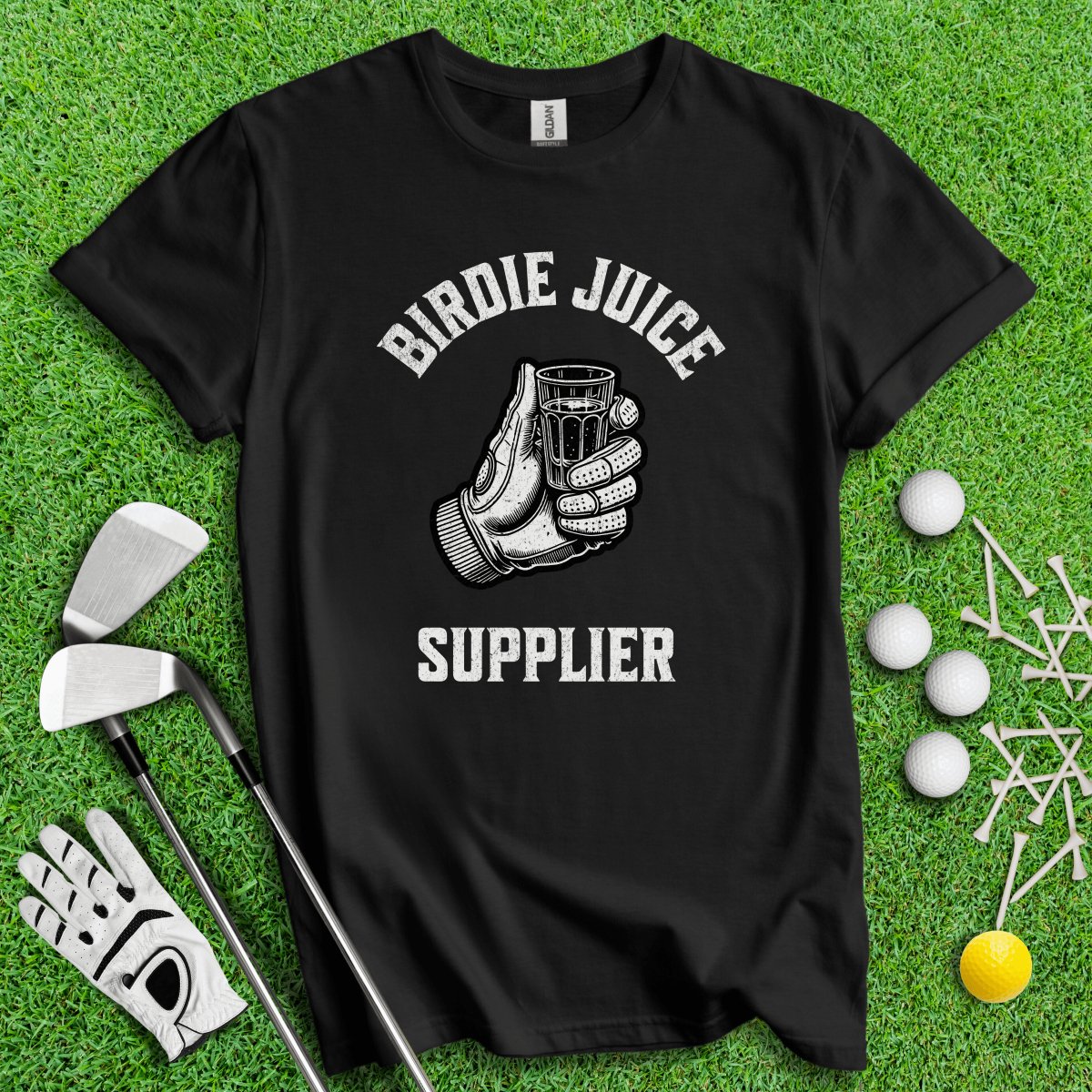 Birdie Juice Supplier T - Shirt - TeeHee Golf Gear