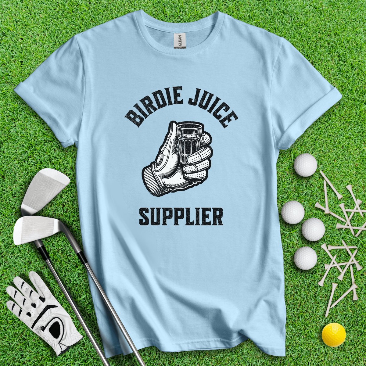 Birdie Juice Supplier T - Shirt - TeeHee Golf Gear