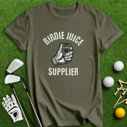 Birdie Juice Supplier T-Shirt - TeeHee Golf Gear