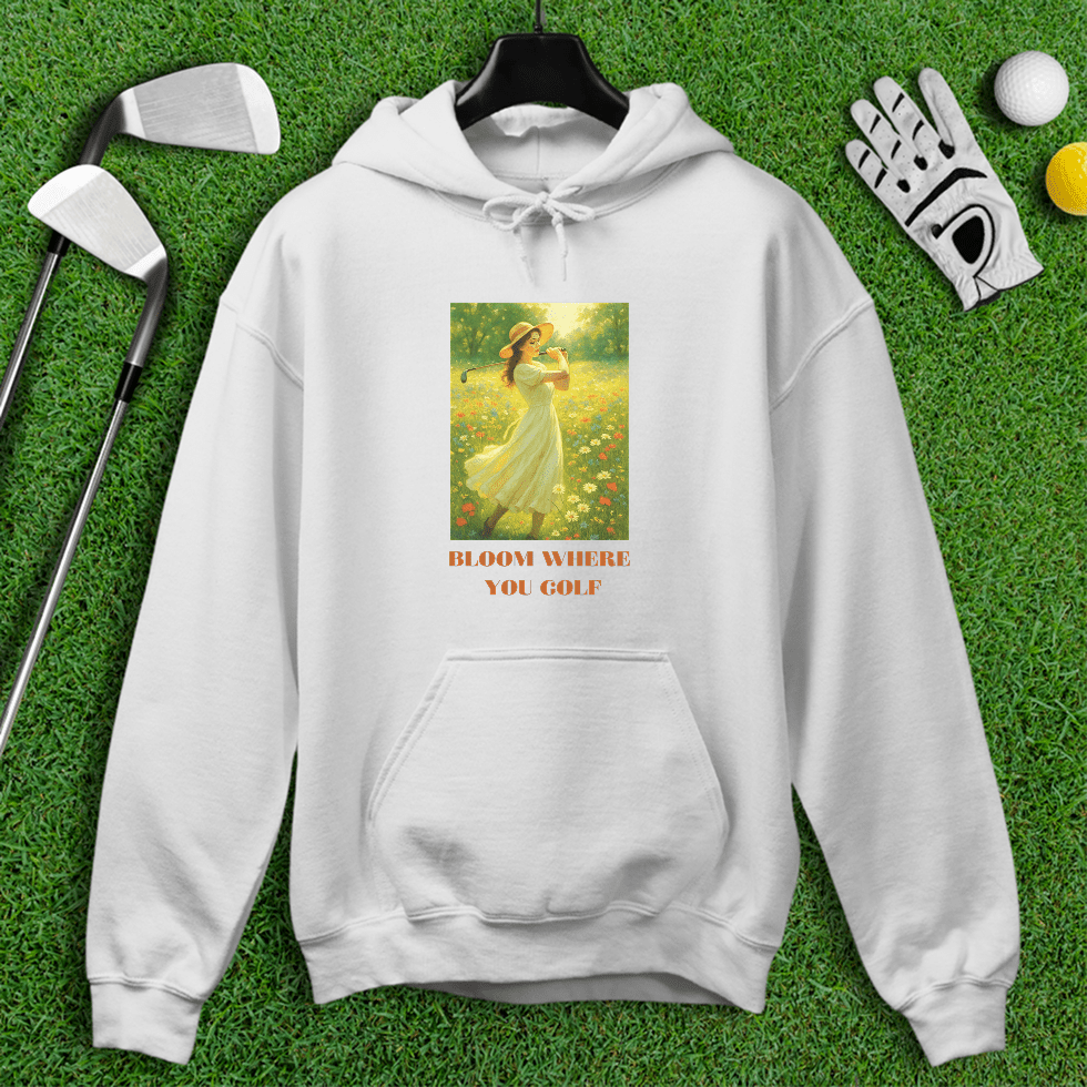 Bloom Where You Golf Hoodie - TeeHee Golf Gear