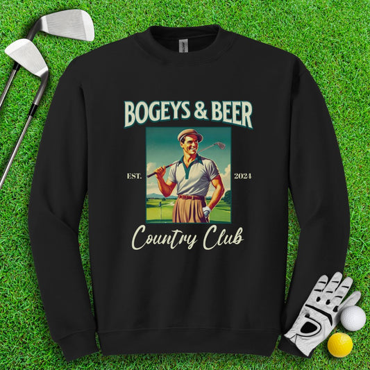 Bogeys & Beer Country Club Crewneck - TeeHee Golf Gear