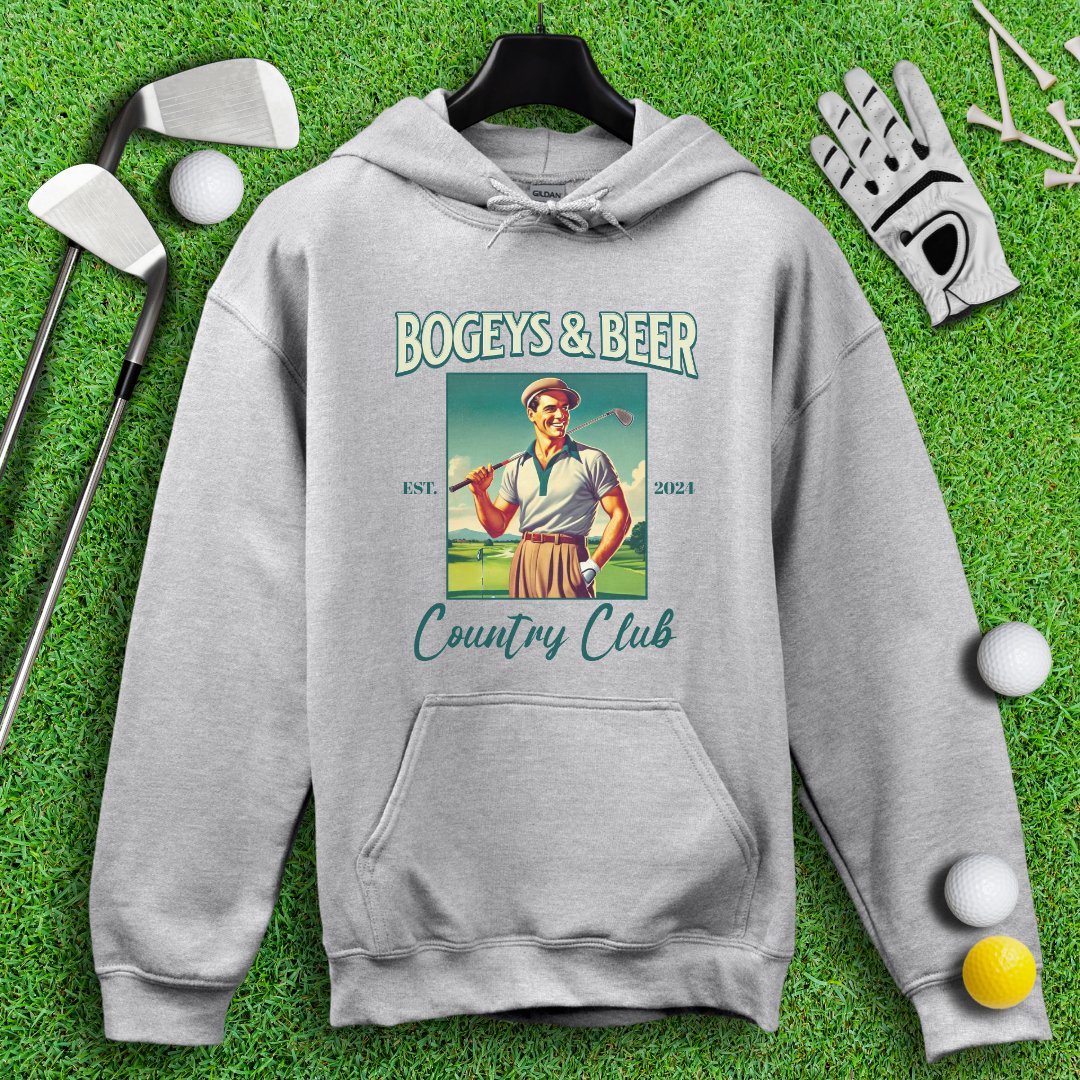 Bogeys & Beer Country Club Hoodie - TeeHee Golf Gear