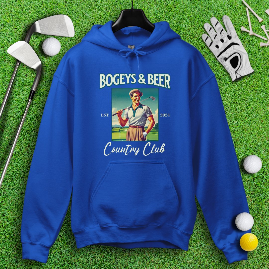 Bogeys & Beer Country Club Hoodie - TeeHee Golf Gear