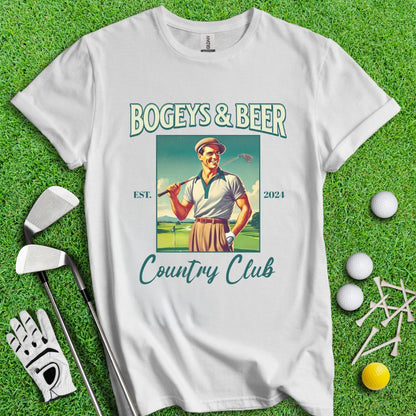 Bogeys & Beer Country Club T-Shirt - TeeHee Golf Gear