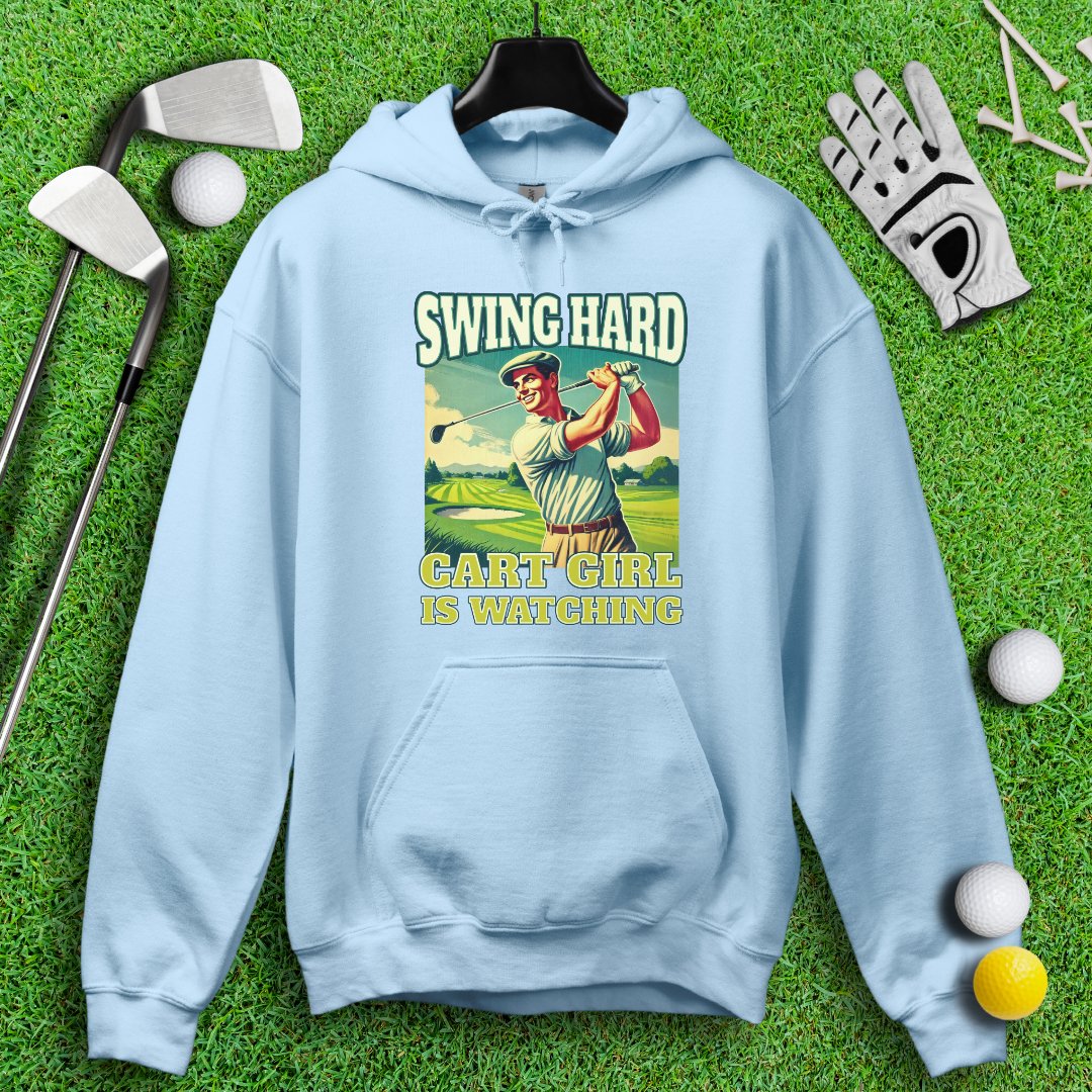 Cart Girl Is Watching Hoodie - TeeHee Golf Gear