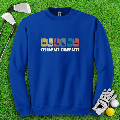 Celebrate Diversity Crewneck - TeeHee Golf Gear