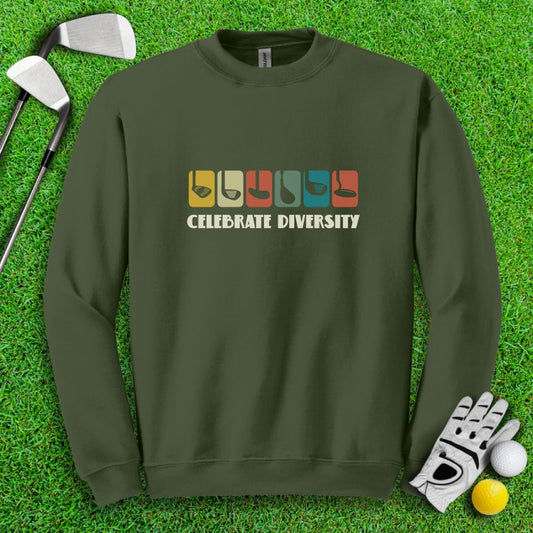 Celebrate Diversity Crewneck - TeeHee Golf Gear