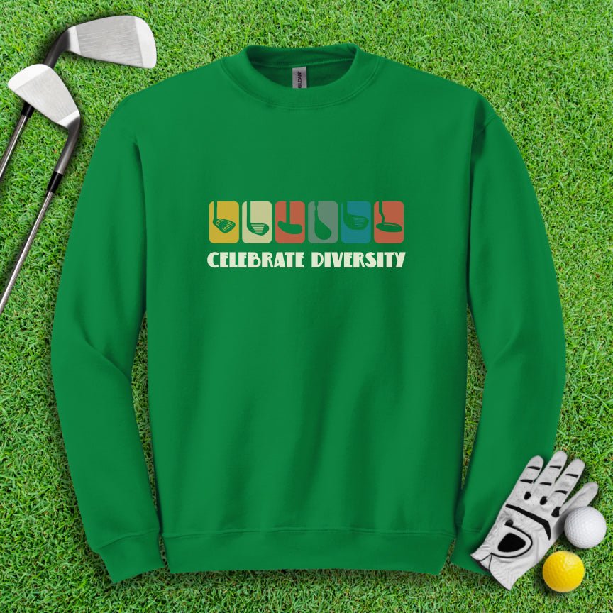 Celebrate Diversity Crewneck - TeeHee Golf Gear