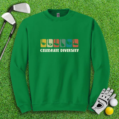 Celebrate Diversity Crewneck - TeeHee Golf Gear