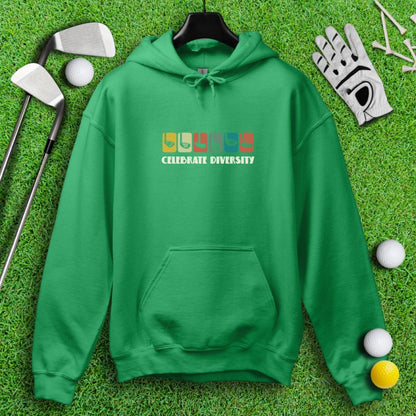 Celebrate Diversity Hoodie - TeeHee Golf Gear