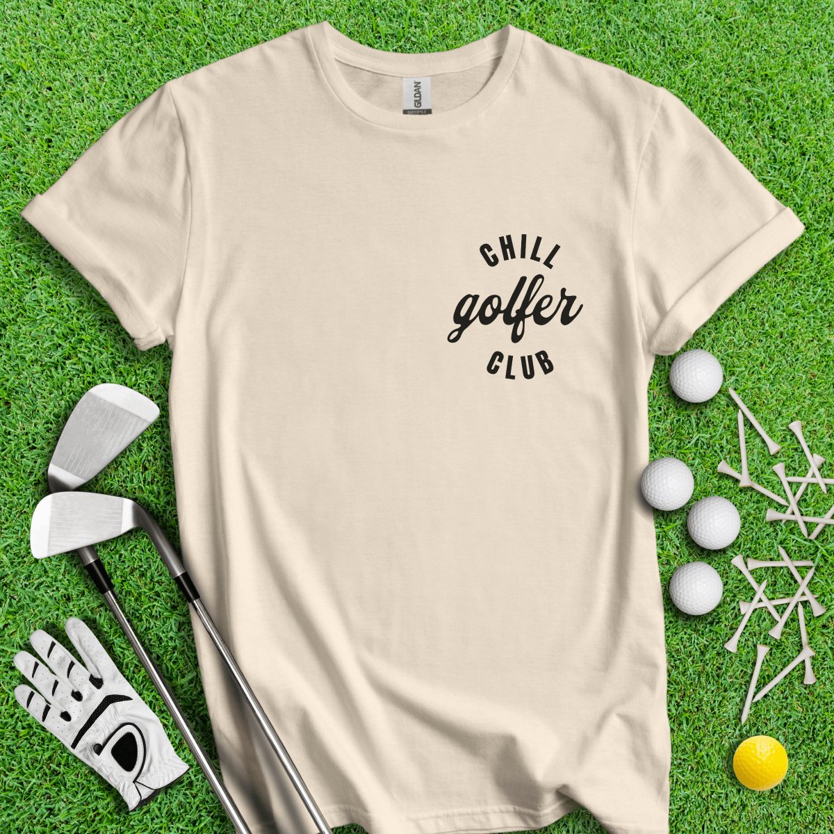 Chill Golf Club Golf T - Shirt - TeeHee Golf Gear