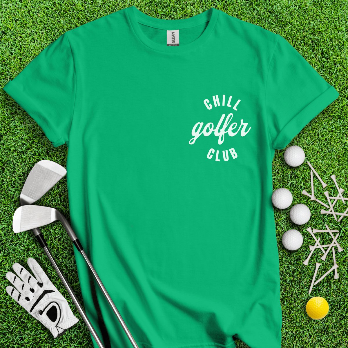 Chill Golf Club Golf T - Shirt - TeeHee Golf Gear