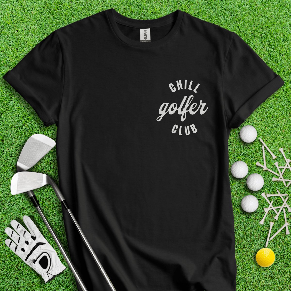 Chill Golf Club Golf T - Shirt - TeeHee Golf Gear