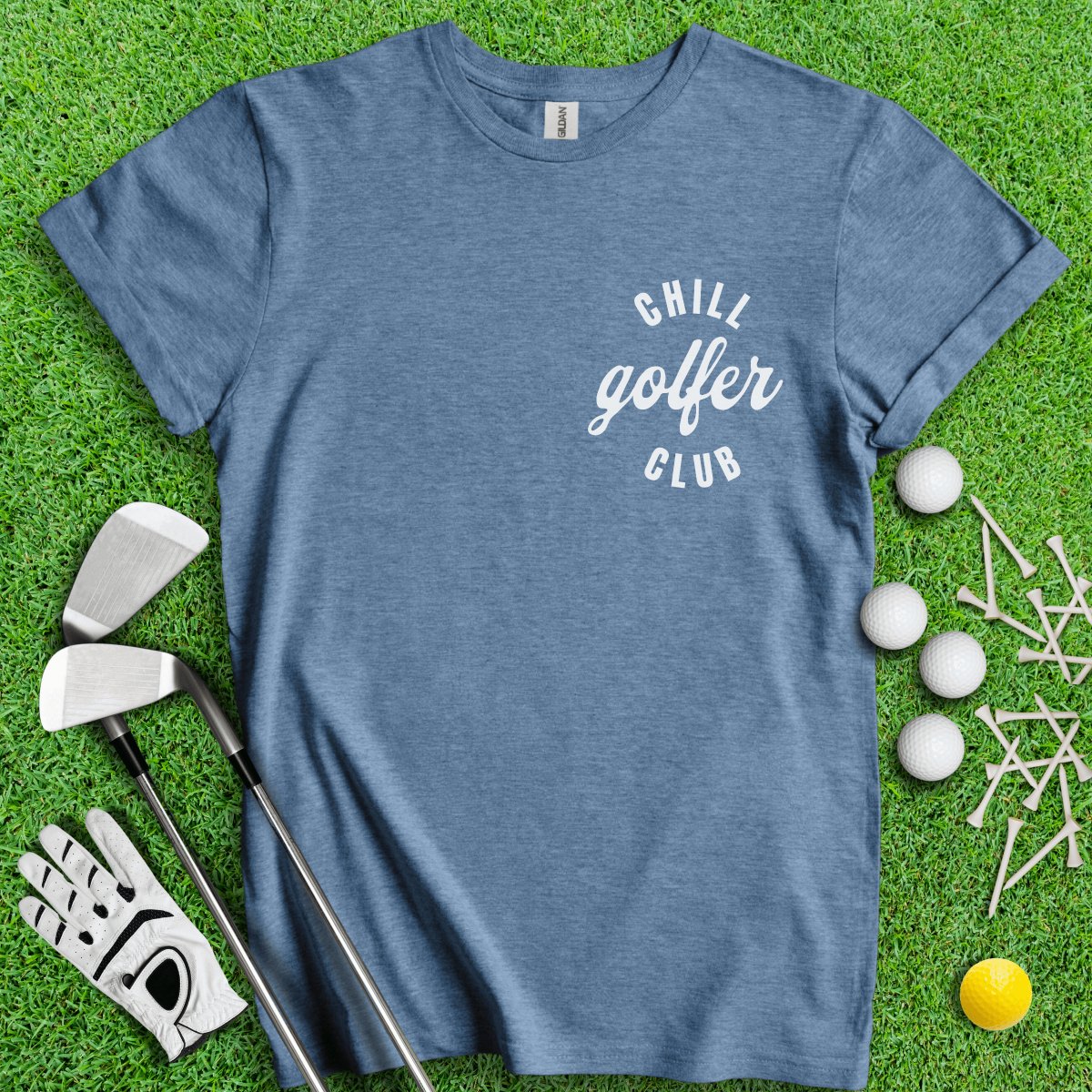 Chill Golf Club Golf T - Shirt - TeeHee Golf Gear