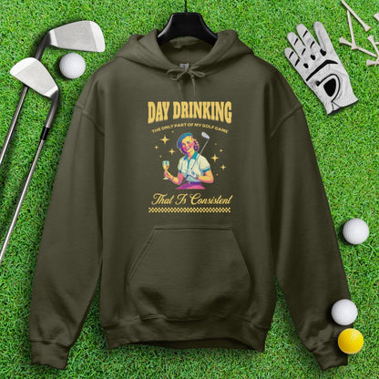 Consistent at Day Drinking Hoodie - TeeHee Golf Gear