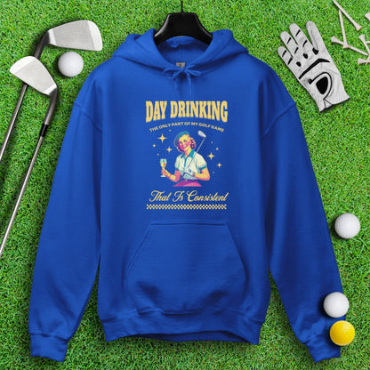 Consistent at Day Drinking Hoodie - TeeHee Golf Gear