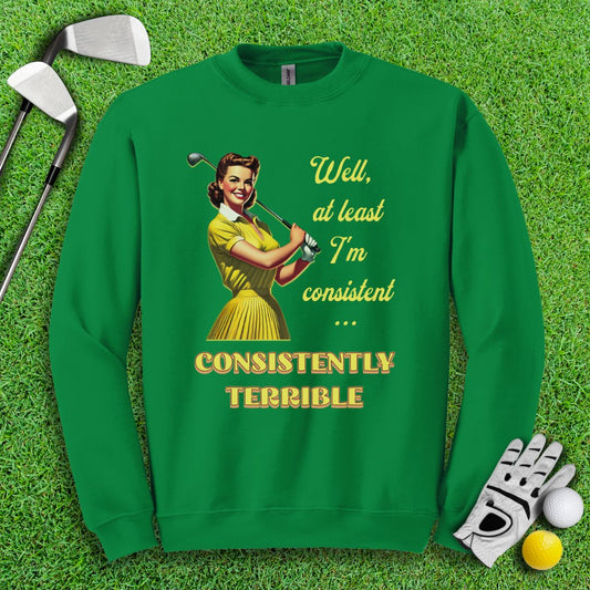 Consistently Terrible Golf Crewneck - TeeHee Golf Gear