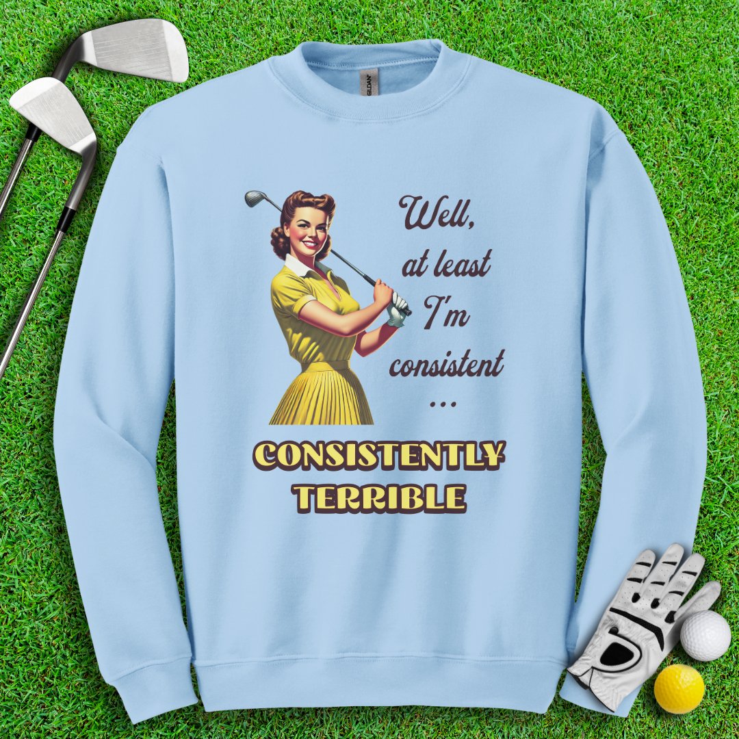 Consistently Terrible Golf Crewneck - TeeHee Golf Gear