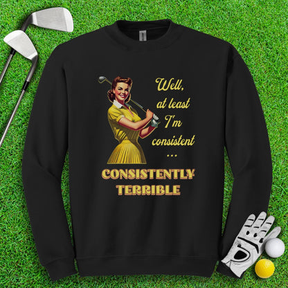 Consistently Terrible Golf Crewneck - TeeHee Golf Gear