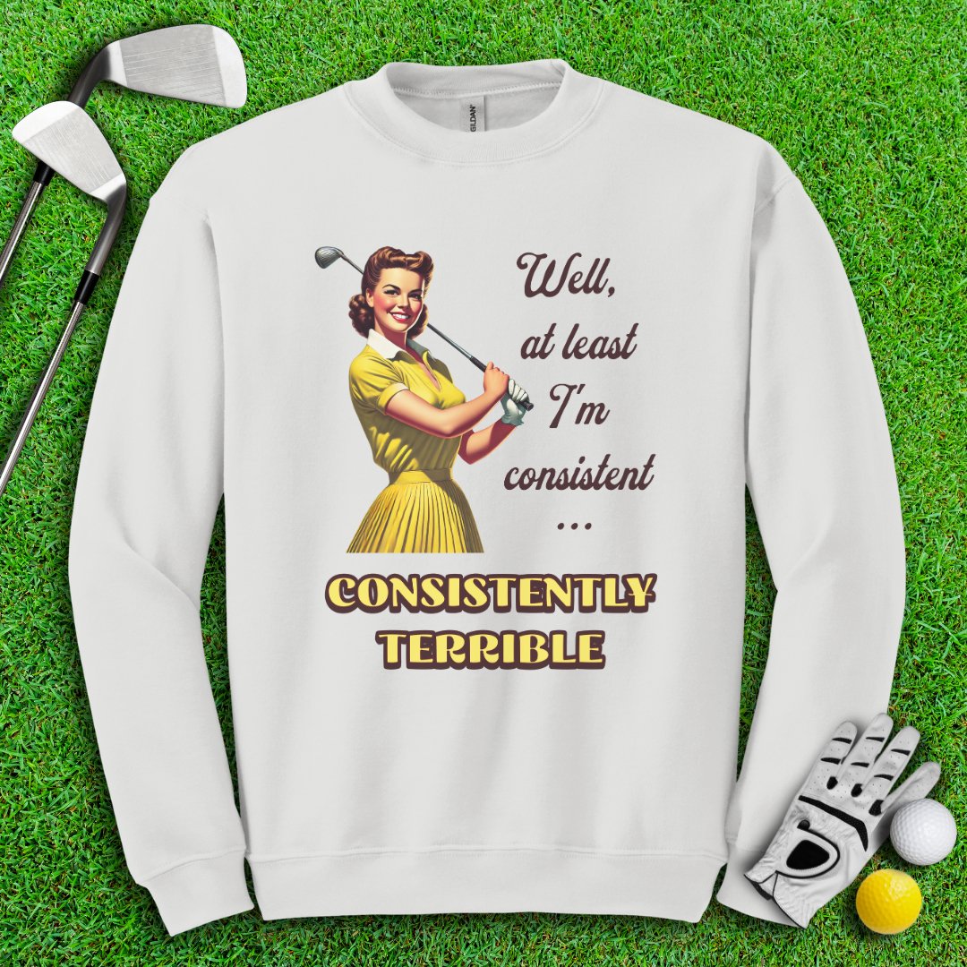 Consistently Terrible Golf Crewneck - TeeHee Golf Gear