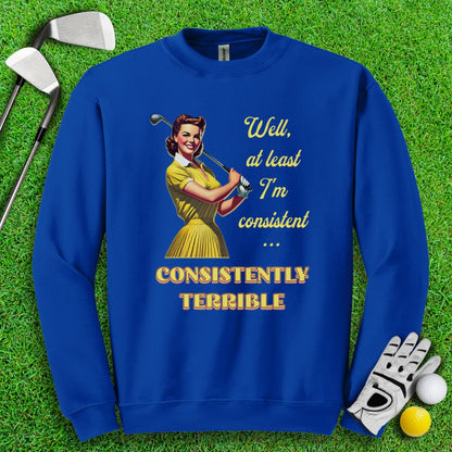 Consistently Terrible Golf Crewneck - TeeHee Golf Gear