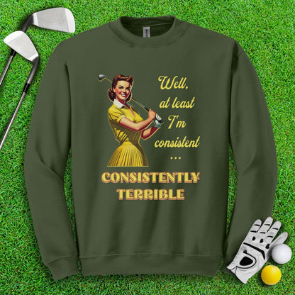 Consistently Terrible Golf Crewneck - TeeHee Golf Gear