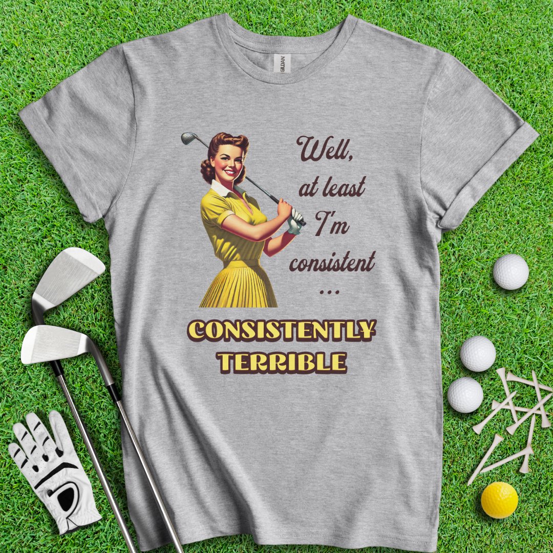 Consistently Terrible Golf T-Shirt - TeeHee Golf Gear