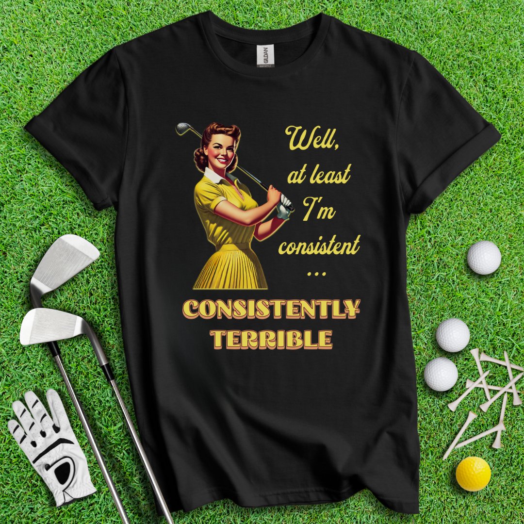 Consistently Terrible Golf T-Shirt - TeeHee Golf Gear